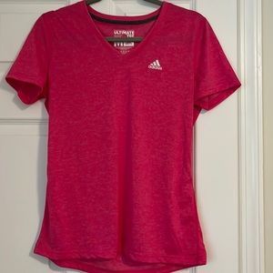 Adidas Women's Ultimate Short Sleeve V-Neck Tee